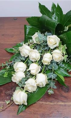 Natural White Rose Sheaf